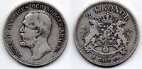 2 Kronor 1897 Suède - Sweden -Schweden  F
