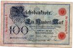 100 Mark 1/07/1898 Allemagne - Deutschland - Germany  s+
