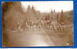 Allemagne Carte photo militaria Cavaliers Allemands à l entrée d un village -