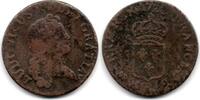 France - Frankreich Liard au buste enfantin Louis XV -