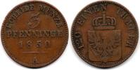 Prusse - Preussen 3 Pfennige -