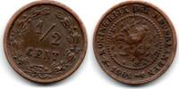 Pays Bas - Netherlands - Niederlande 1/2 Cent 1901 VF