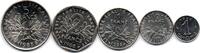 France - Frankreich 1 Centime à 5 Francs -