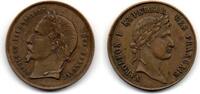 France - Frankreich Jeton Napoléon I et Napoléon III -
