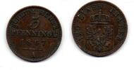 Prusse - Preussen - Prussia 3 Pfenninge -