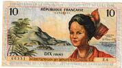 10 Francs  Antilles Françaises  s+