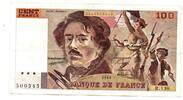 France - Frankreich 100 Francs Delacroix -