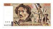 France - Frankreich 100 Francs Delacroix -