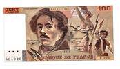 France - Frankreich 100 Francs Delacroix -