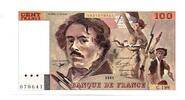 France - Frankreich 100 Francs Delacroix -