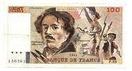 France - Frankreich 100 Francs Delacroix -