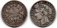 France 2 Francs 1873 A Cérès VF