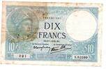France - Frankreich 10 Francs Minerve -