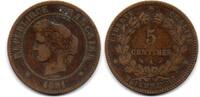 France - Frankreich 5 Centimes -