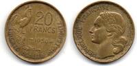 France - Frankreich 20 Francs 1950 B Georges Guiraud - Queue 4 Faucilles VF