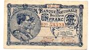 Belgique - Belgien - Belgium 1 Franc -