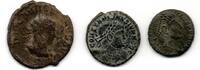Rome Lot de 3 Monnaies dont un antoninien d Aurélien et Vabalathe -