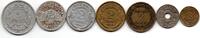 France - Frankreich Divers Lot de 7 monnaies -