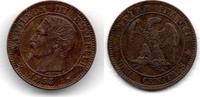 France 2 Centimes Napoléon III - Tête Nue -