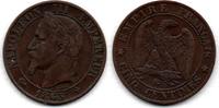 France 5 Centimes Napoléon III - Tête Laurée -