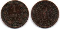 Autriche - Austria - Österreich Kreuzer 1861 A F