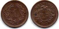 1 Rappen 1877 B Suisse - Schweiz - Switzerland  VF+