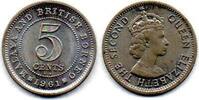 Malaya et British Bornéo 5 Cents -