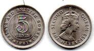 Malaya et British Bornéo 5 Cents -