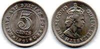 Malaya et British Bornéo 5 Cents -