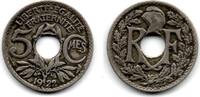 France - Frankreich 5 Centimes 1922 Poissy F+ 2,00 EUR  zzgl. 4,90 EUR Versand
