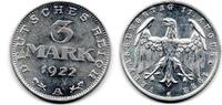 Allemagne - Deutschland - Germany 3 Mark -