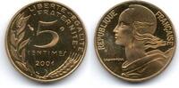 5 Centimes 2001 BE France - Frankreich  st