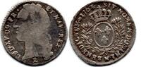 France - Frankreich 1/12 Ecu au Bandeau Louis XV -