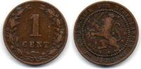 Pays Bas - Netherlands - Niederlande 1 Cent 1880 F+
