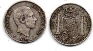 50 Centimos de Pesos 1882 Philippines  F+