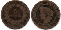France - Frankreich 5 Centimes -