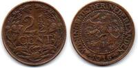 Pays Bas - Netherlands - Niederlande 2.5 Cents 1916 VF