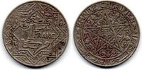 Maroc - Morocco - Marokko 1 Franc 1921 Pa F+