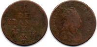 Liard de France 1657 K France - Frankreich Louis XIV - RARE F