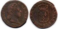 1/2 Sol à la vieille tête 1769 Besançon France - Frankreich Louis XIV F+