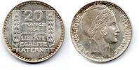 20 Francs 1934 France -Frankreich  AU