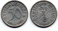 Allemagne - Deutschland -Germany 50 Reichspfennig 1942 F s+