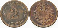 Kleinmünzen-Kaiserreich 2 Pfennig Kleiner Adler -