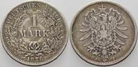 1 Mark 1878 J Kleinmünzen-Kaiserreich Kleiner Adler Sehr schön