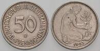 Kleinmünzen 50 Pfennig Bundesrepublik Deutschland -