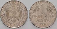 Kleinmünzen 1 Deutsche Mark Bundesrepublik Deutschland -