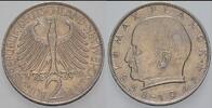 2 Mark Kursmünzen 2 Deutsche Mark Max Planck -