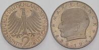 2 Mark Kursmünzen 2 Deutsche Mark Max Planck -