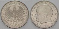 2 Mark Kursmünzen 2 Deutsche Mark Max Planck -