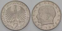 2 Mark Kursmünzen 2 Deutsche Mark Max Planck -